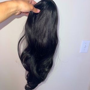 Black Clip Ponytail, 20”